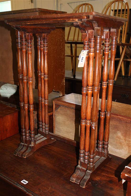 Three of a Regency quartetto of tea tables